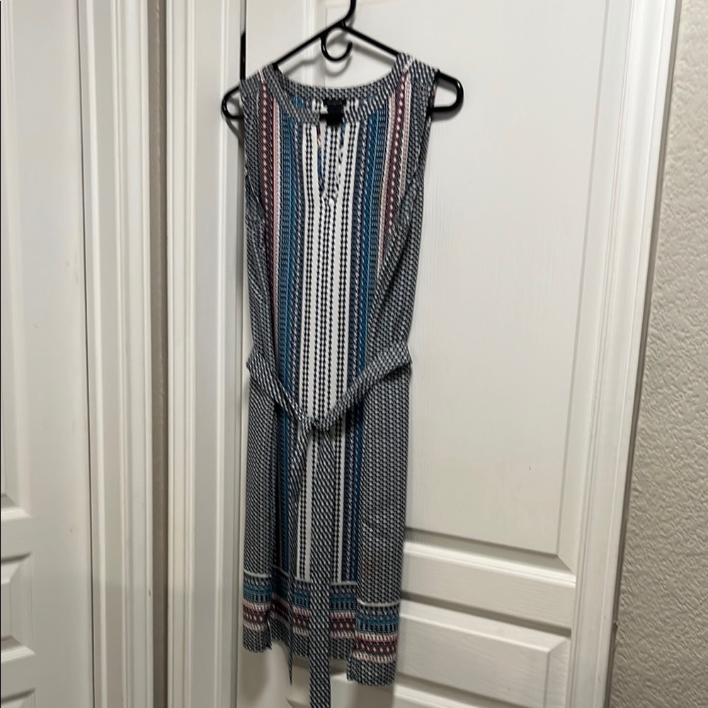 Striped Sleeveless Dress